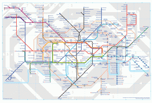Tube Map: metrolijnen in Londen